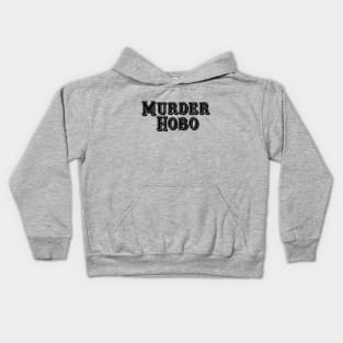 Murder Hobo (Black) Kids Hoodie